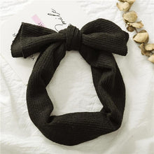 Load image into Gallery viewer, Luxury Modern Designer Baby Headband Girl Knitted Hair Accessories Toddler Knotted Turban Newborn Hair Bows Headwrap
