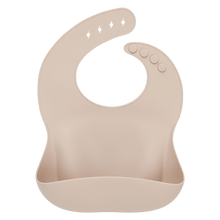 Load image into Gallery viewer, Solid Silicone Bibs Baby Feeding Saliva Towel Waterproof Soft Cloths Bandana Lightweight Infant Bibs
