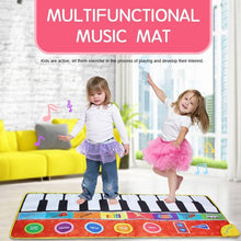 Load image into Gallery viewer, Children Musical Toys Crawling Piano Carpet Educational Toy Kids Baby Touch Play Game Mats Gift For Kids
