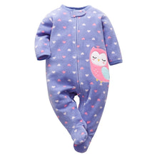 Load image into Gallery viewer, Home Love Romper Fleece Jumpsuit For Newborn Baby Boys And Baby Girl  New Born Baby Clothes

