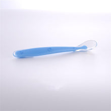 Load image into Gallery viewer, New Candy Color Baby Soft Silicone Spoons Feeding Dishes Tableware  Flatware Children Food  Feeding Tools
