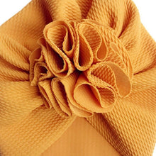 Load image into Gallery viewer, Cute Flower Headband Turban Soft Beanie Hat Infant Toddler Headwear Baby Hair Accessories for Newborn Baby
