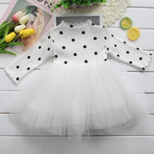 Load image into Gallery viewer, Modern Elegamt Newborn Princess Infant Baby Girl Clothes Polka Dot Tutu Ball Gown Party Dresses For Girls and Babies

