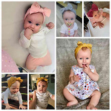 Load image into Gallery viewer, Modern Baby Girl Headband Autumn Winter Twist Knot Hair Band Knit Cotton Elastic Headbands Turban
