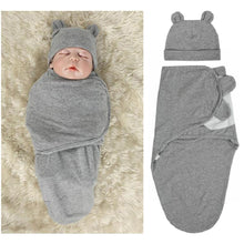 Load image into Gallery viewer, Muslin Swaddle Newborn Organic Cotton Blanket Extract Envelope Baby Sleeping Things Bedding for Boys Girls with a Hat Blanket Bag
