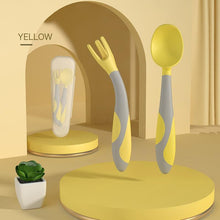 Load image into Gallery viewer, Unique Spoon For Baby  Set Food Silicone Gel Spoon Baby Learn To Eat Training Bendable Soft Spoon Children Tableware
