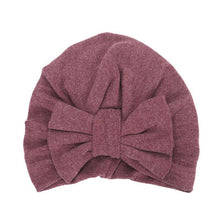 Load image into Gallery viewer, Modern Trend Stylish Baby Hat for Girls Big Bow Turban Baby Cap Accessories In Great Design

