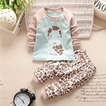 Load image into Gallery viewer, Baby Boy Clothes Cotton Clothing Sets Cartoon Long-sleeved T-shirt Pants Infant Clothes 2pcs Ste For Boys and Girls Kids
