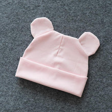 Load image into Gallery viewer, Baby Cap With Ears Cotton Warm Newborn Accessories Baby Hat For Kids Infant Toddler Beanie Cap
