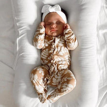 Load image into Gallery viewer, Newborn Kid Baby Girls long Sleeve Floral Romper Elegant Ruffles Jumpsuit Flower Cute Sweet Outfit
