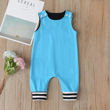 Load image into Gallery viewer, New Baby Boys Girls Outfits Clothes Newborn Baby Kids Rompers Toddler Solid Striped Sleeveless Cotton Jumpsuit Playsuit For Kids
