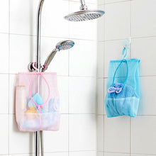 Load image into Gallery viewer, Bathroom Multifunctional Hanging Storage Mesh Bags Eco-Friendly Mesh Bath Toys Baskets For Bathroom For Storage Items
