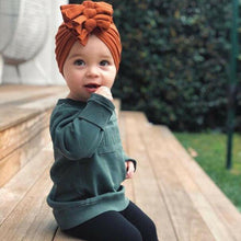 Load image into Gallery viewer, New Brand Fashion Baby Toddler Girls Kids Bunny Rabbit Bow Knot Turban Headband Hair Band
