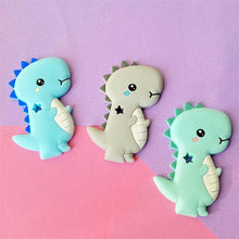 Load image into Gallery viewer, Dinosaur Teether Teething Animal Shape  Chewable Chewing Toys For Baby Boys And Girls  BPA Free Food Pefect Gift
