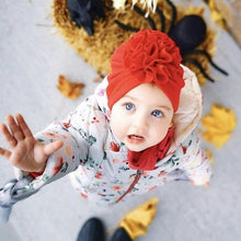 Load image into Gallery viewer, Modern New Lovely Flower Baby Girl Hat Turban Newborn Baby Cap Bonnet Kids Hat For Girls Baby In Trend Design

