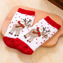 Load image into Gallery viewer, Luxury Christmas Cotton Winter Autumn Baby Girls Boys Kids Socks Children Terry Snowflake Elk Santa Claus Christmas Sokcs for Kids
