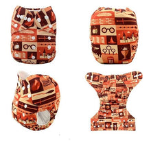 Load image into Gallery viewer, Most Popular Digital Position Baby Cloth Diaper with Microfiber Insert In Modern Printed Design For Baby Boys and Baby Girls KIds
