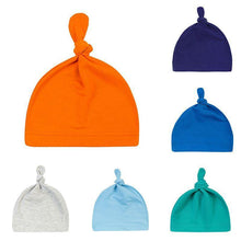 Load image into Gallery viewer, Baby Knot Cotton Hat Spring Autumn Toddler Beanies Cap Winter Warm Solid Color Children Hat
