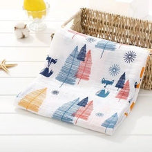 Load image into Gallery viewer, Muslin 100% Cotton Baby Swaddles Soft Newborn Blankets Bath Gauze Infant Wrap Sleep sack Stroller .
