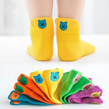 Load image into Gallery viewer, 5Pairs Cartoon Embroider Multicolor Summer Spring Newborn Boy Kids Baby Girls Breathable Socks For Kids
