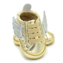 Load image into Gallery viewer, New Newborn Baby 3D Wings Gold Fashion PU Leather Shoes For Kids Sneakers Infant Shoes Toddler Boys Girls First Walkers
