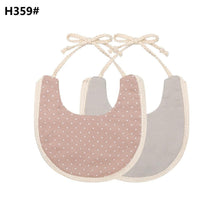Load image into Gallery viewer, Handmade Luxury Floral Baby Bib Accessories Burp Cloths Newborn Baby Boy Girl Kids Cartoon Bibs 100% Cotton Linen Waterproof Saliva Bib For Kids
