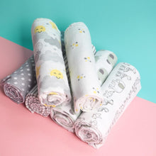Load image into Gallery viewer, Baby Blanket Set 100% Cotton Flannel Baby Swaddles Soft Newborns Blankets Baby Blankets Baby Swaddle Wrap
