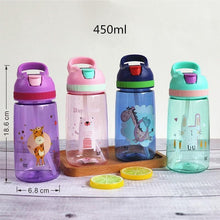 Load image into Gallery viewer, Baby Bottle Infant Newborn Cup Children Learn Feeding Drinking Bottle Kids Straw Juice Water Bottles For Kids
