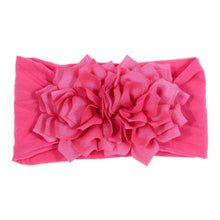 Load image into Gallery viewer, Cute 1PCS Baby Girls Lotus Flower Nylon Headband Knot Elastic Newborn Toddler Headwraps Kids Hair Accessories Gifts
