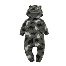 Load image into Gallery viewer, Modern Popular Fashion Newborn One Piece Fleece Hooded Jumpsuit Long Sleeved Baby Body suits Romper For Girls and Boys Kids
