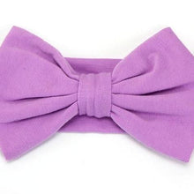 Load image into Gallery viewer, Headband Knitted Cotton Children Girls Elastic Bow Hair Bands Turban for girl Headbands
