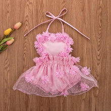 Load image into Gallery viewer, Newborn Infant Baby Girl Romper with Sequin Dot Tulle Dress Outfits for Toddler Girls Dress For Birthday And Party
