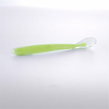 Load image into Gallery viewer, New Candy Color Baby Soft Silicone Spoons Feeding Dishes Tableware  Flatware Children Food  Feeding Tools
