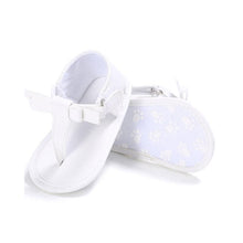 Load image into Gallery viewer, Baby Summer Newborn 0-18M Infant Baby Girls Boys Shoes Solid Non-slip Party Bow PU Leather Breathable Toddler Shoes
