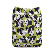 Load image into Gallery viewer, Baby One Size Fits All Reusable Baby Cloth Diaper with  Microfiber Insert Diaper For Baby Boys and Baby Girls In Modern New Printed Design
