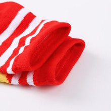Load image into Gallery viewer, 5Pairs Baby Christmas Socks for Lovely Boy/Girls, Cotton Red Gift Socks In elegant New Year Christmas Style For Baby Kids Set
