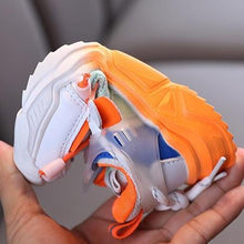 Load image into Gallery viewer, Baby Girls Boys Casual Shoes Soft Bottom Non-slip Breathable Outdoor Fashion Kids Sneakers Children Sports Shoes
