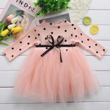 Load image into Gallery viewer, Modern Elegamt Newborn Princess Infant Baby Girl Clothes Polka Dot Tutu Ball Gown Party Dresses For Girls and Babies

