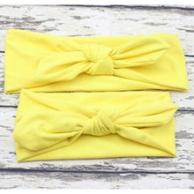 Load image into Gallery viewer, Modern Mother &amp; Daughter Rabbit Ears Bow Hair Bands Cloth Headband Bowknot Headwear Bow
