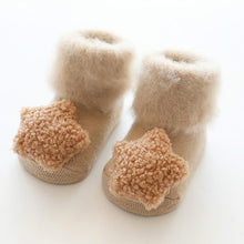 Load image into Gallery viewer, Cute Baby Thickening Furry Mid Floor Socks For Newborn Baby Boys And Girls Soft And Comfortable Footwear
