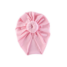 Load image into Gallery viewer, Infant Baby Headbands Solid Cotton Knot Turban Headband For Girls  Beanie Hat Headwear For Girls
