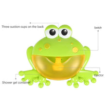 Load image into Gallery viewer, Baby Bath Toys Bubble Machine Crabs Frog Music Kids Bath Toy Bathtub Soap Automatic Bubble Maker
