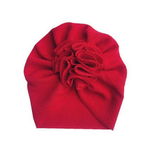Load image into Gallery viewer, Handamde Elegant Baby Hats for Girls Big Bow Turban Hat Newborn  Baby Beanie Cap Solid Color Style

