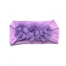 Load image into Gallery viewer, Baby Bows headbands Turban Kids Artificial Floral Elastic Toddler Solid Headband Hair Band Bow For Girls
