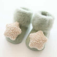 Load image into Gallery viewer, Cute Baby Thickening Furry Mid Floor Socks For Newborn Baby Boys And Girls Soft And Comfortable Footwear
