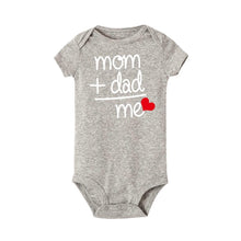 Load image into Gallery viewer, Modern Newborn Toddler Baby Boy Girl Dad +Mom Outfit Costume Romper Short Sleeve Clothes Jumpszuit for Baby Girl and Baby Boys
