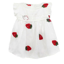 Load image into Gallery viewer, Summer Baby Frill Sleeve Newborn Infant Dresses Cotton Pineapple Sleeveless Toddler Dresses For Girls
