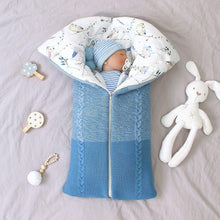 Load image into Gallery viewer, Newborn Infant Baby Knit sleep bag Stroller envelope Blanket Winter Warm Swaddle Wrap Sleeping Bags
