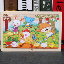 Load image into Gallery viewer, 24 Slice Wood Puzzles Children Adults Vehicle Puzzles Wooden Toys Learning Education Environmental Assemble Educational Games For Kids and Babies
