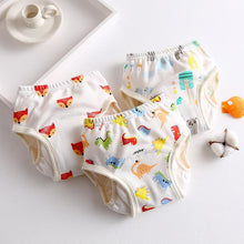 Load image into Gallery viewer, 8-layer Pants Baby Diapers Reusable Training Pants Washable Cloth Diapers Waterproof Pants Nappies  With Leak-proof Side
